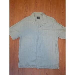 Todd Snyder Baird McNutt Irish Linen Shirt Mens XL Green